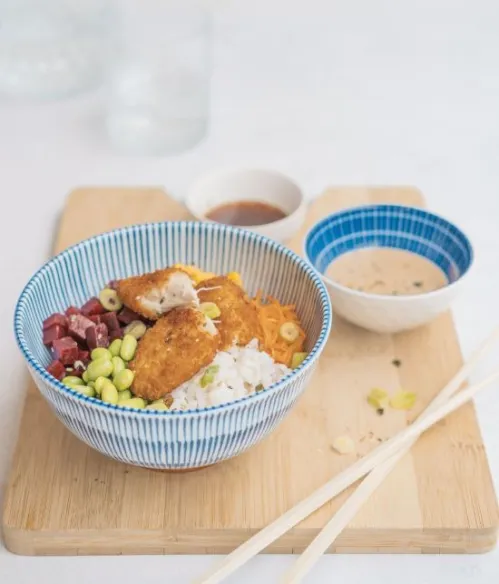 Poké bowl chicken